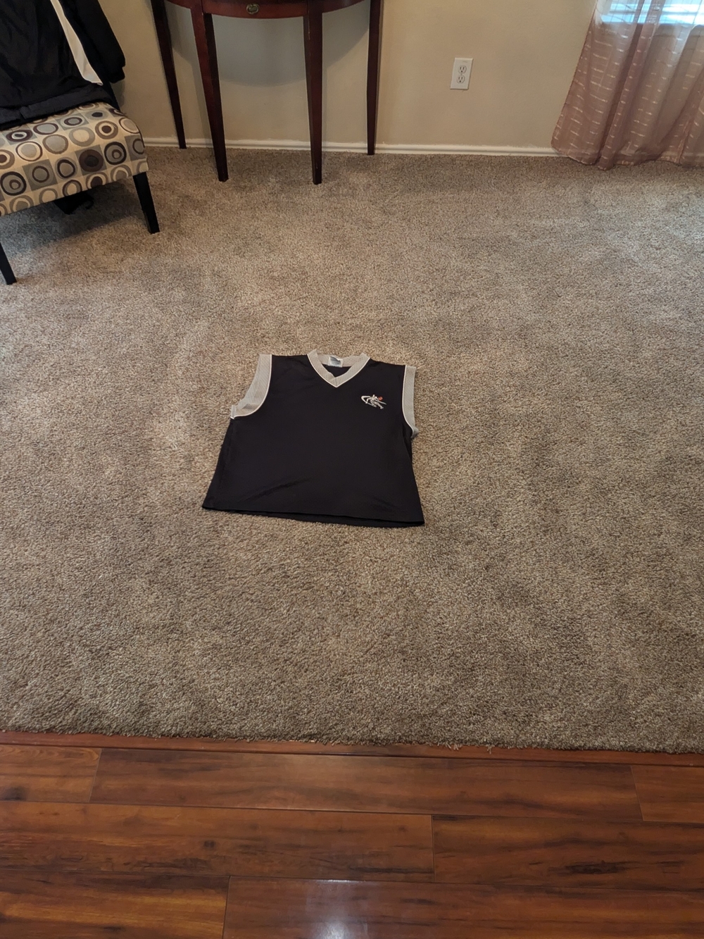Mens Vintage AND1 Basketball Mesh Tank Top Jersey Embroidered Black/Grey Large